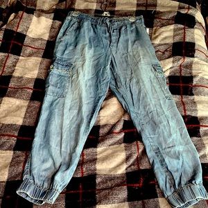 Tencel Soft Cargo Denim Pants🦋